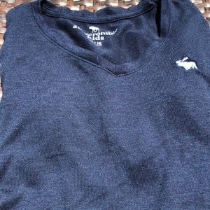 Abercrombie navy long sleeve shirt